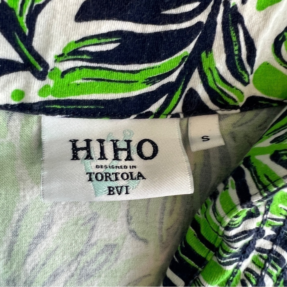 HIHO Palm Leaf Cap Sleeve Dress 🌴 Island Babe Vibes Size Small - Picture 4 of 10